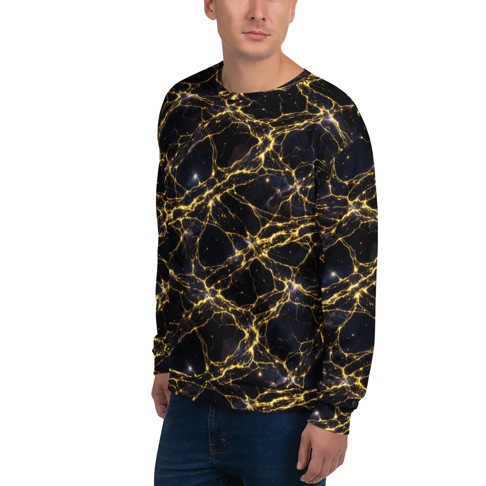 Solar Veins on Sweatshirt — Left Front