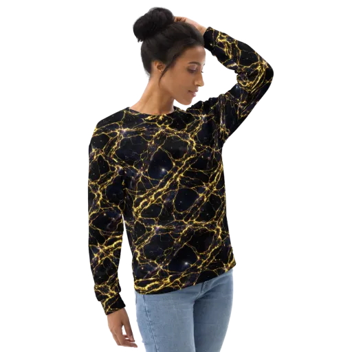 Solar Veins on a Sweatshirt