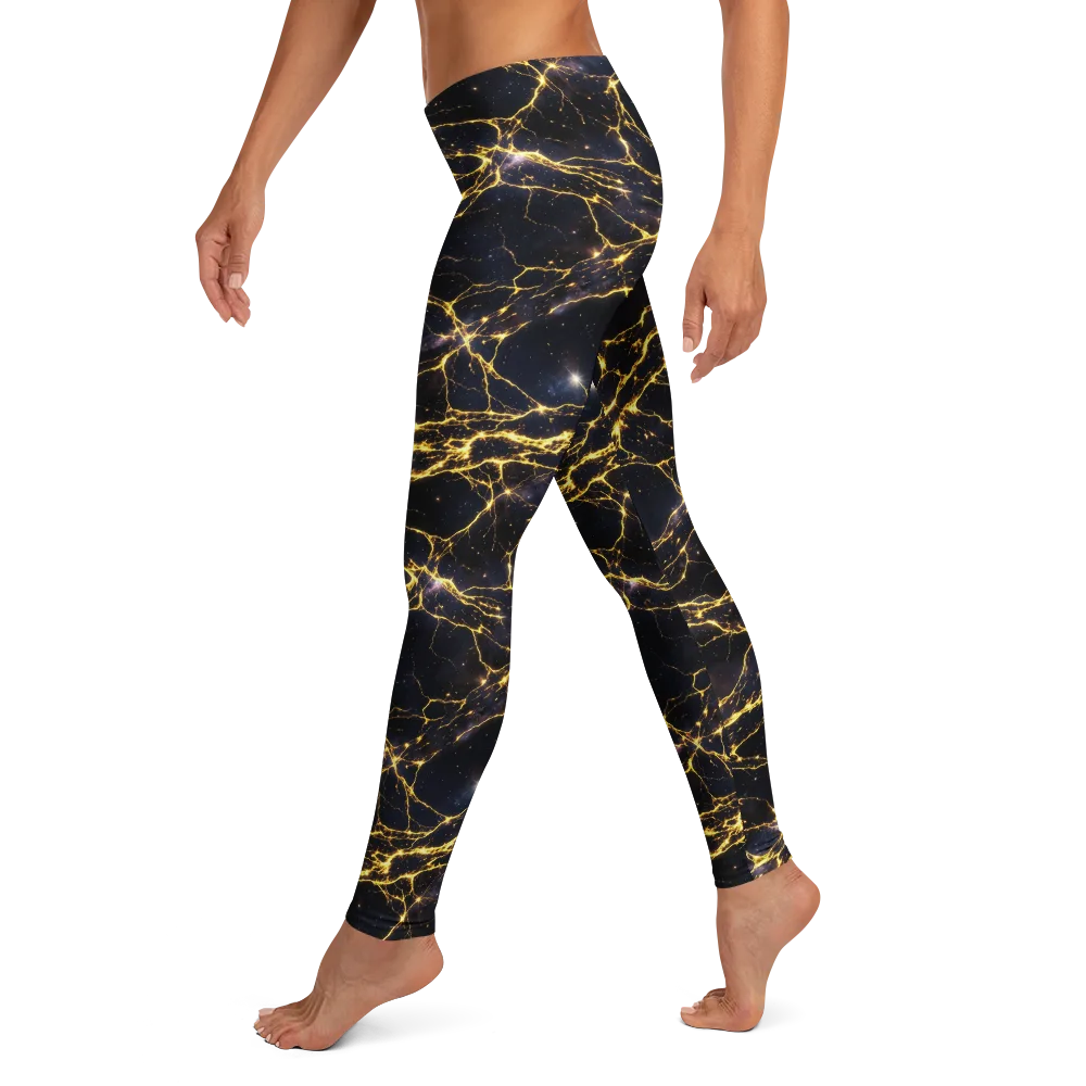Solar Veins on Leggings — Left