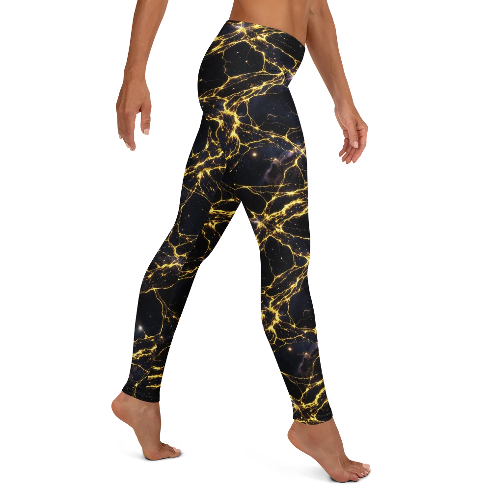 Solar Veins on Leggings — Right