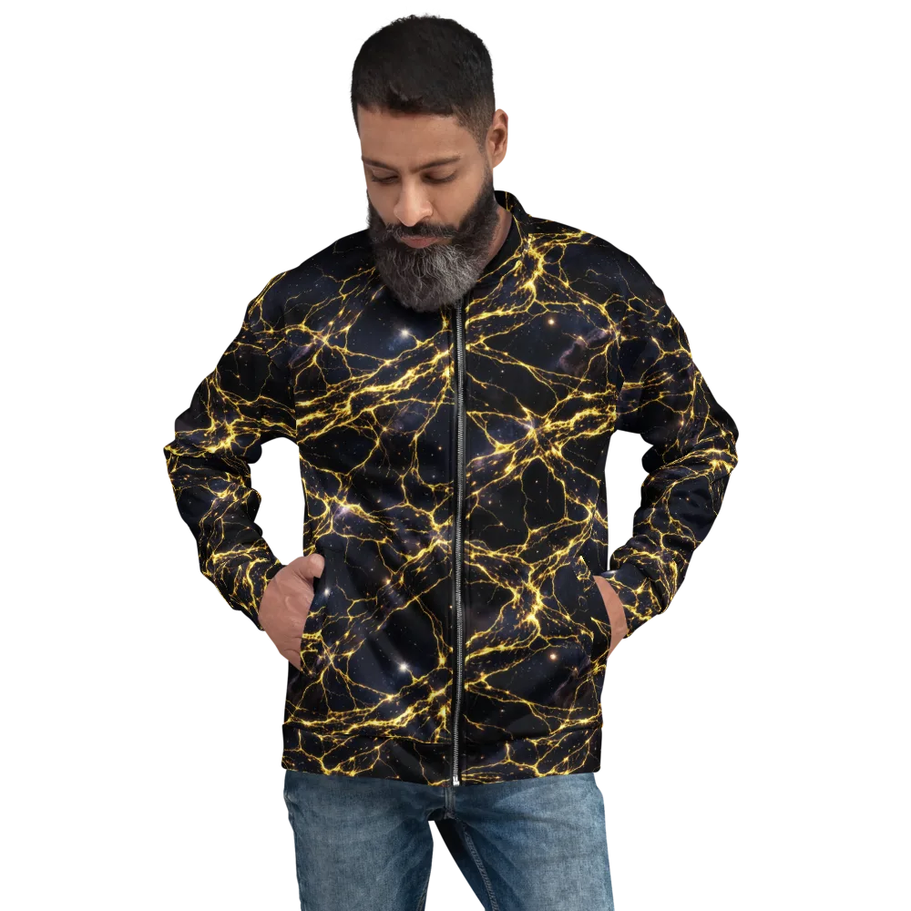 Solar Veins on Bomber Jacket — Front