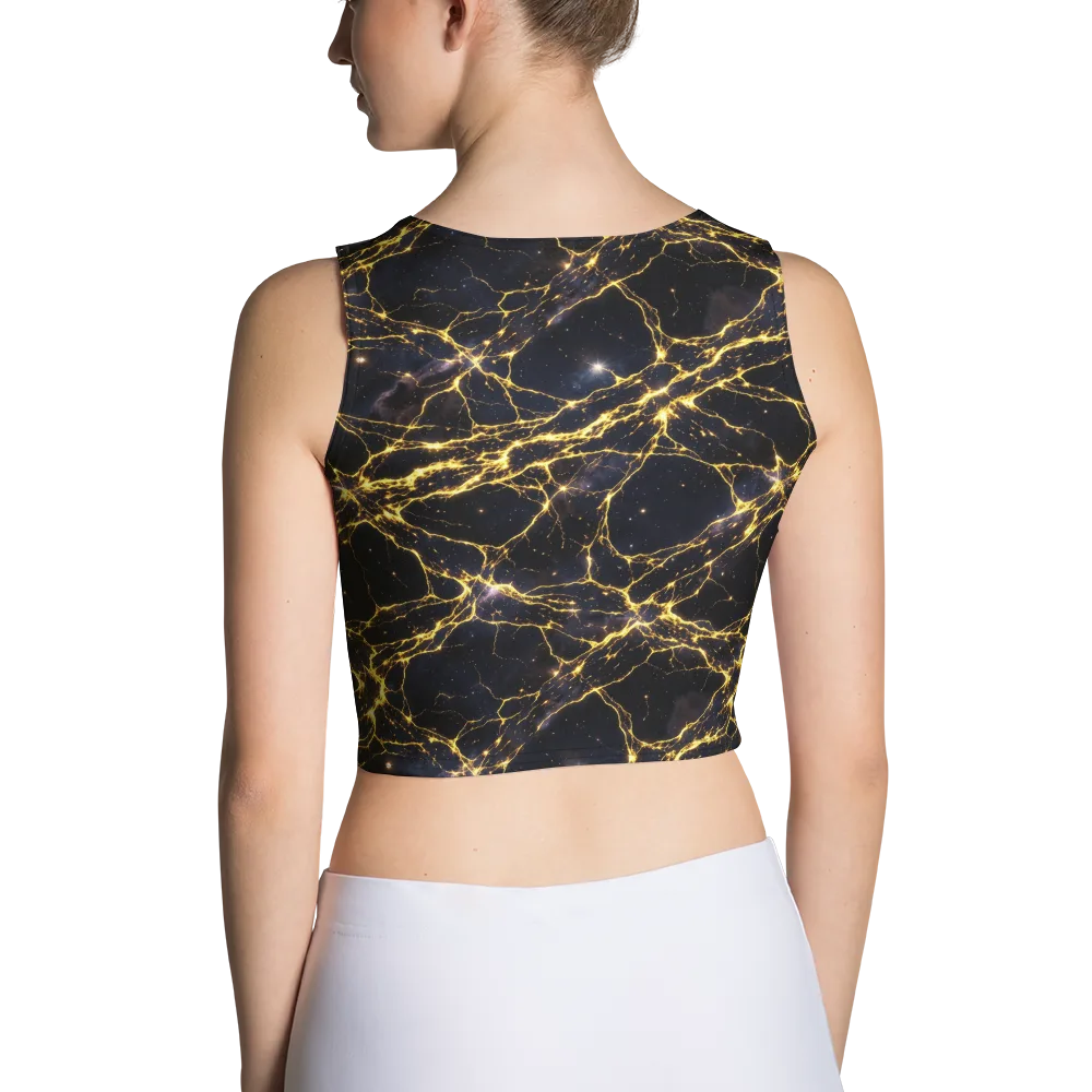 Solar Veins on Crop Top — Back