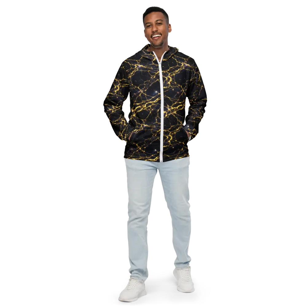 Solar Veins on Men's Windbreaker — Front