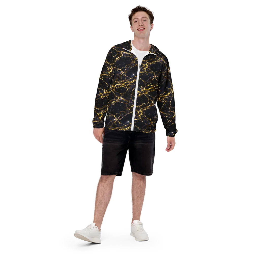 Solar Veins on Men's Windbreaker — Front