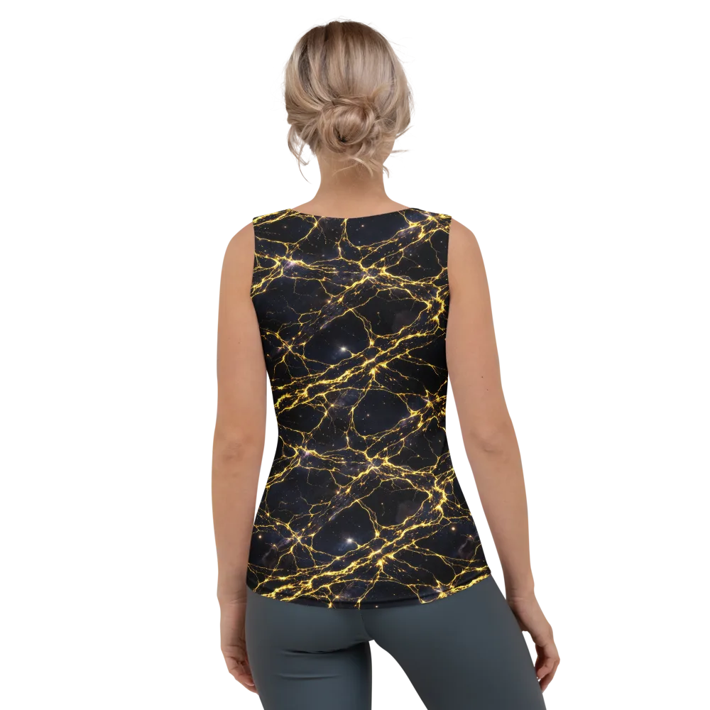 Solar Veins on Women's Tank Top — Back
