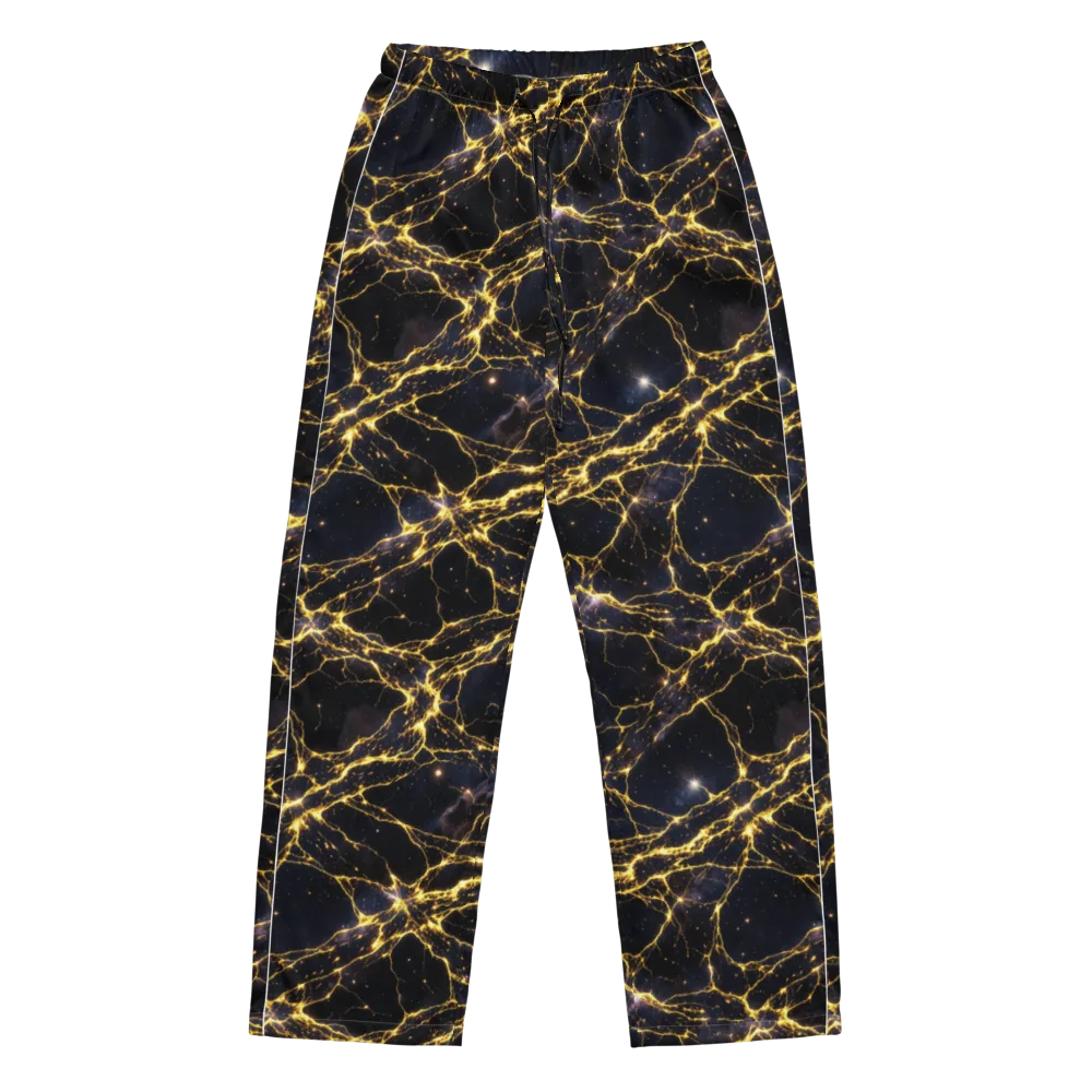 Solar Veins on Women's Pajama Pants — Front