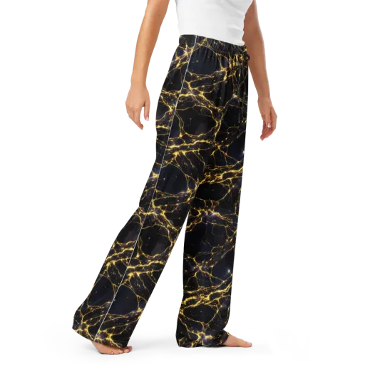 Solar Veins on a Women's Pajama Pants