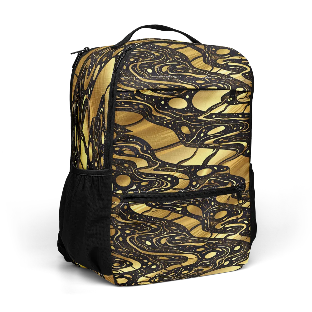 Gilded Vortex on Utility Backpack — Right Front