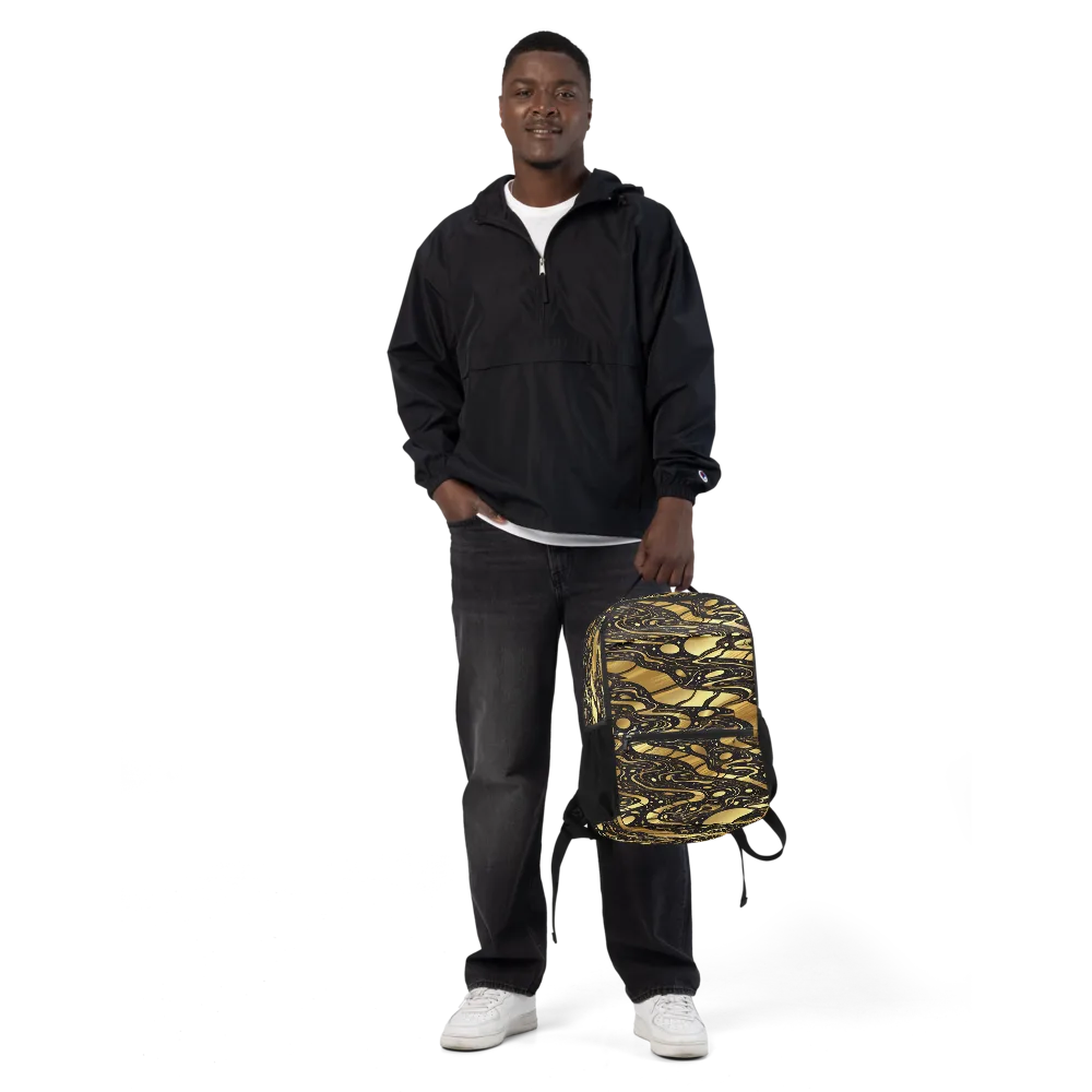 Gilded Vortex on Utility Backpack — Front