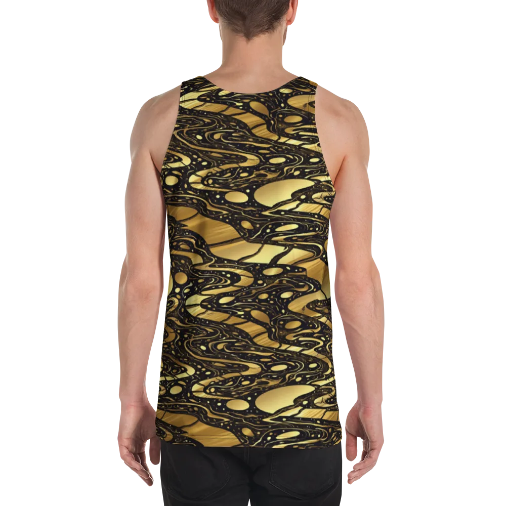 Gilded Vortex on Men's Tank Top — Back