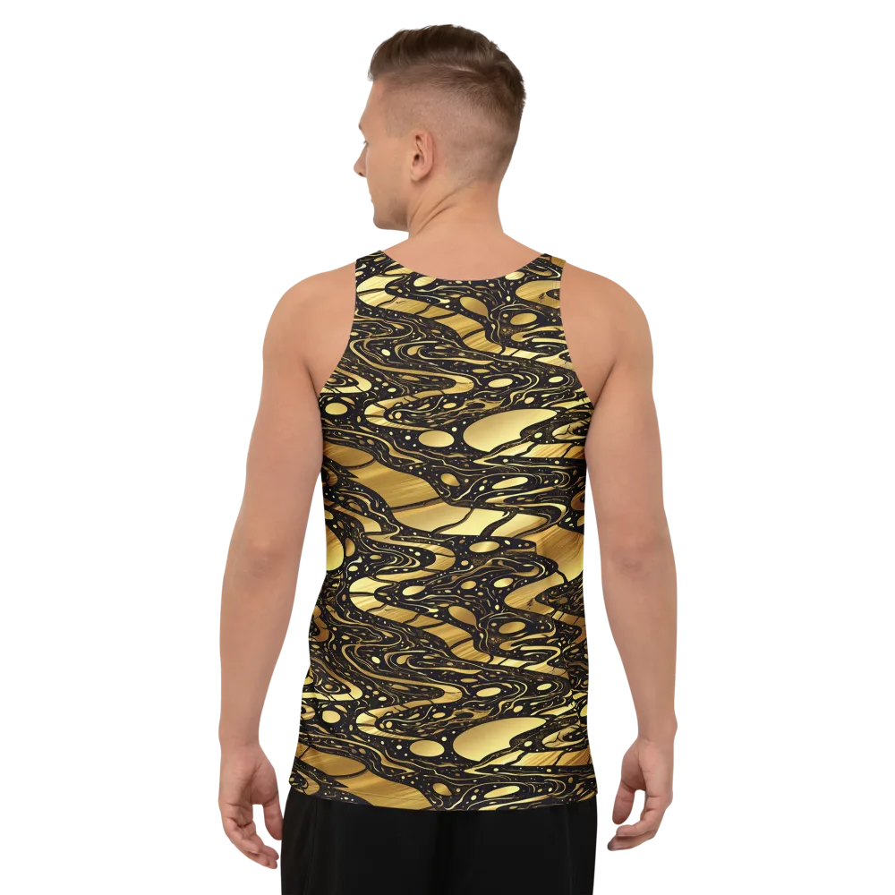 Gilded Vortex on Men's Tank Top — Back