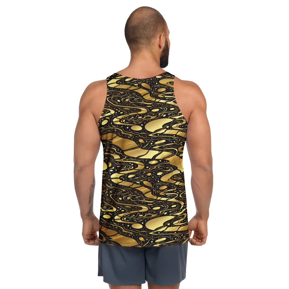 Gilded Vortex on Men's Tank Top — Back
