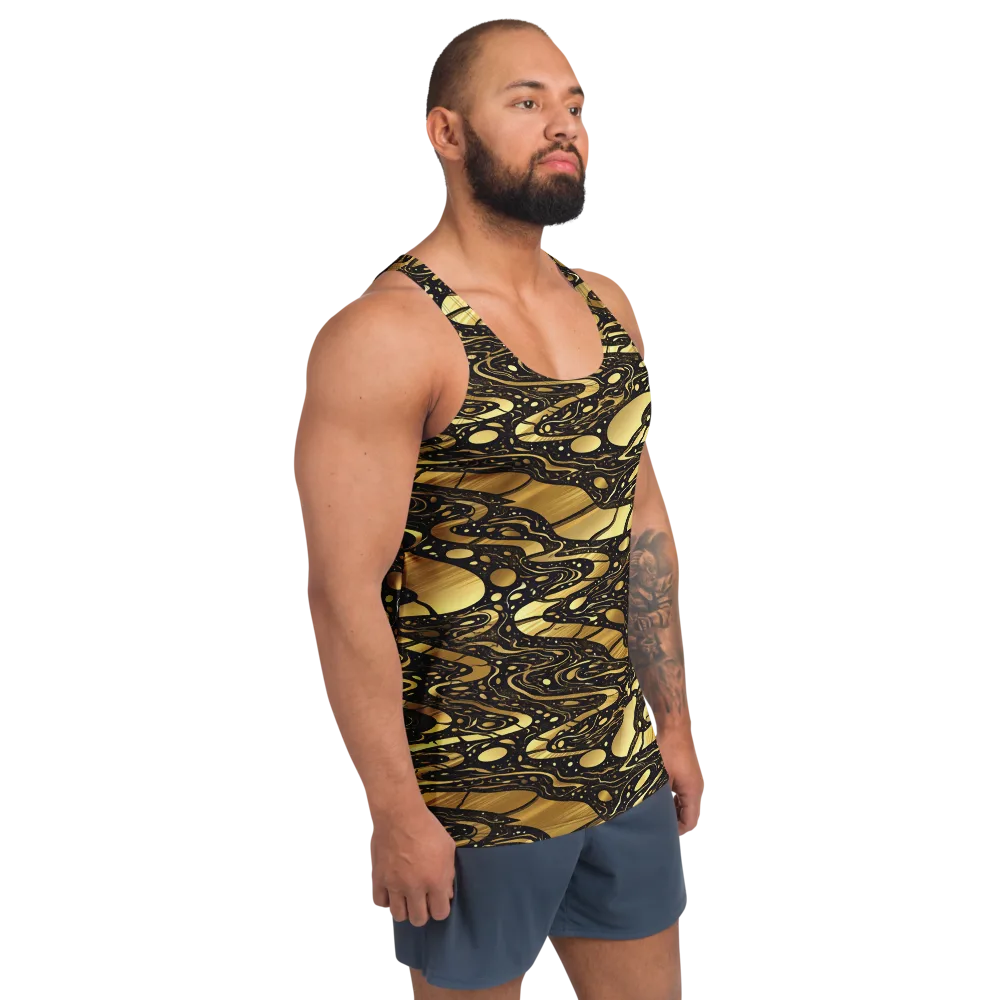 Gilded Vortex on Men's Tank Top — Right Front