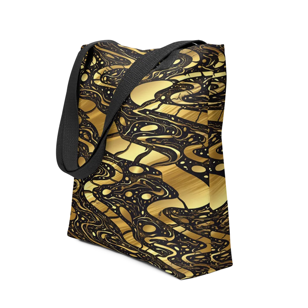 Gilded Vortex on Tote Bag — Front