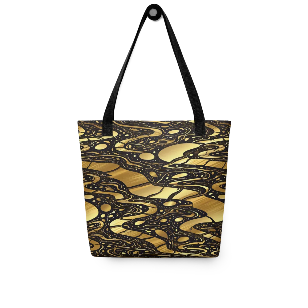 Gilded Vortex on Tote Bag — Front