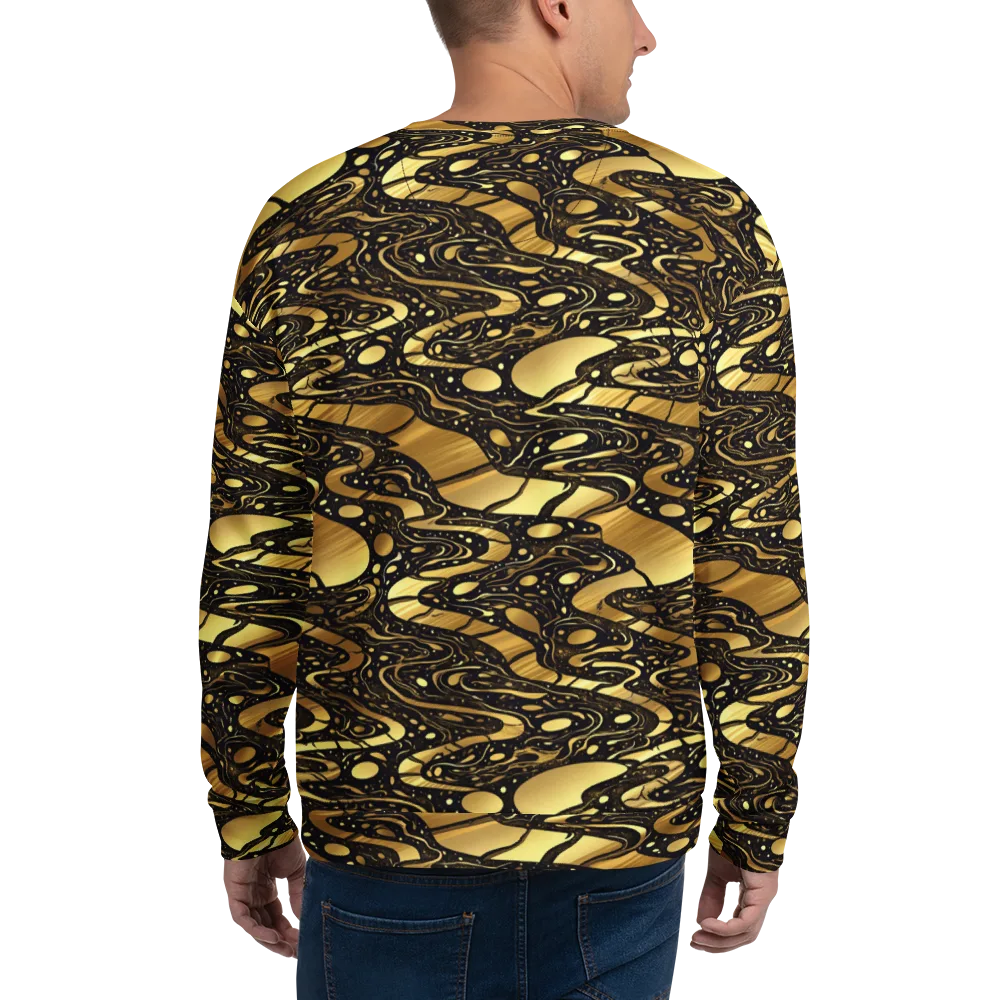 Gilded Vortex on Sweatshirt — Back