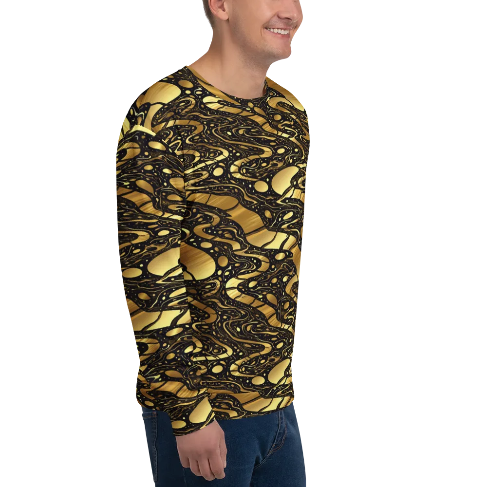 Gilded Vortex on Sweatshirt — Right Front