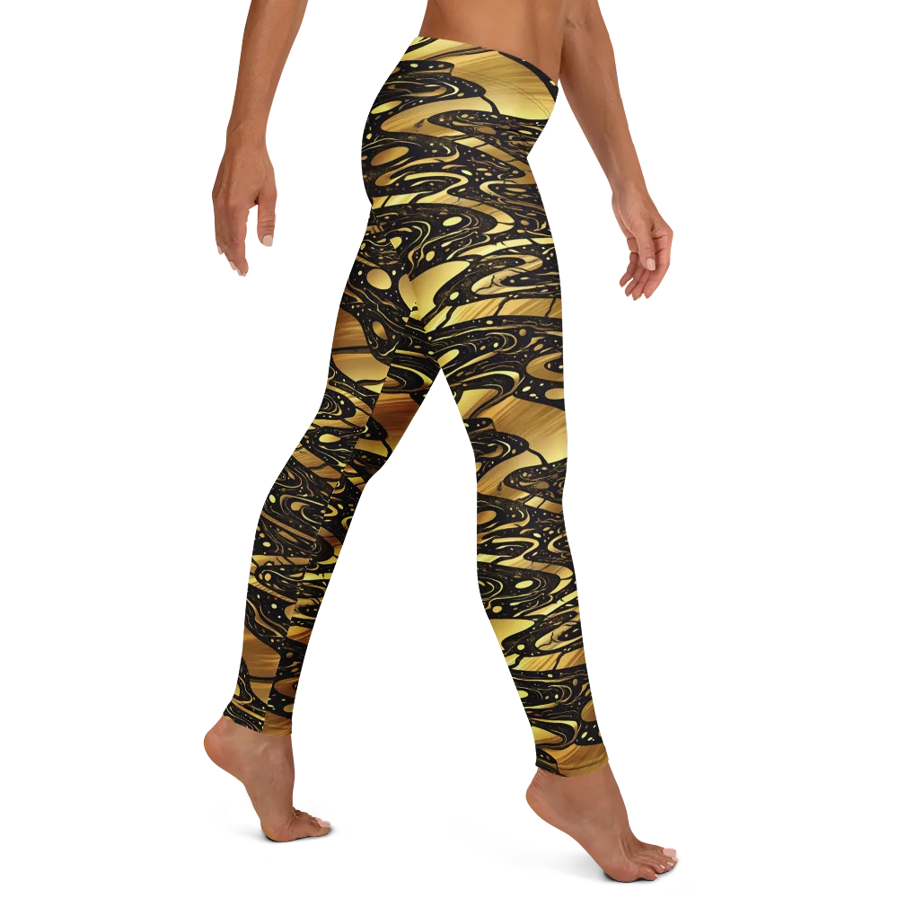 Gilded Vortex on Leggings — Right
