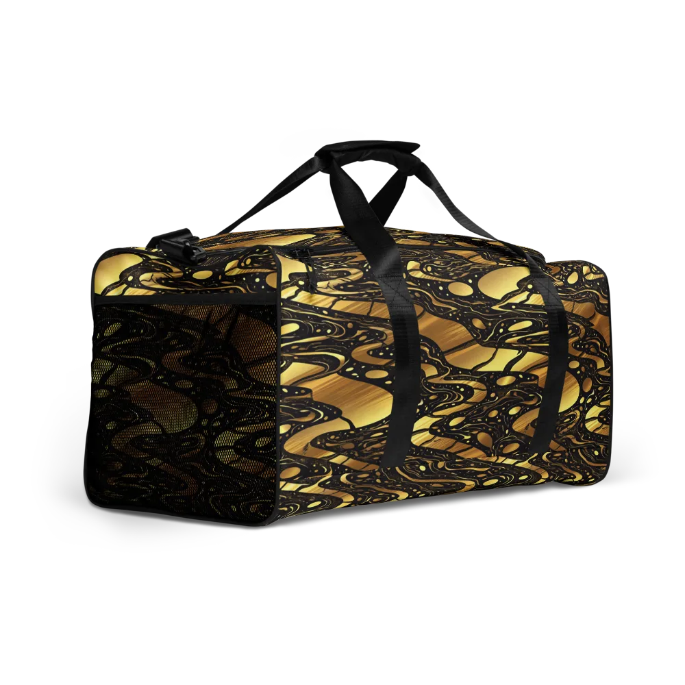 Gilded Vortex on Duffle Bag — Right Front