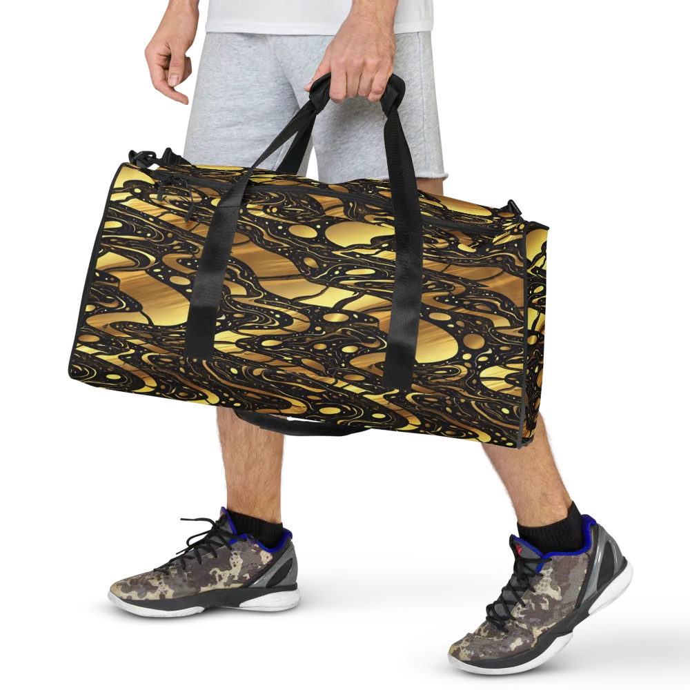 Gilded Vortex on Duffle Bag — Front