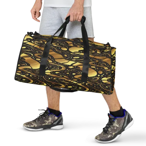 Gilded Vortex on a Duffle Bag