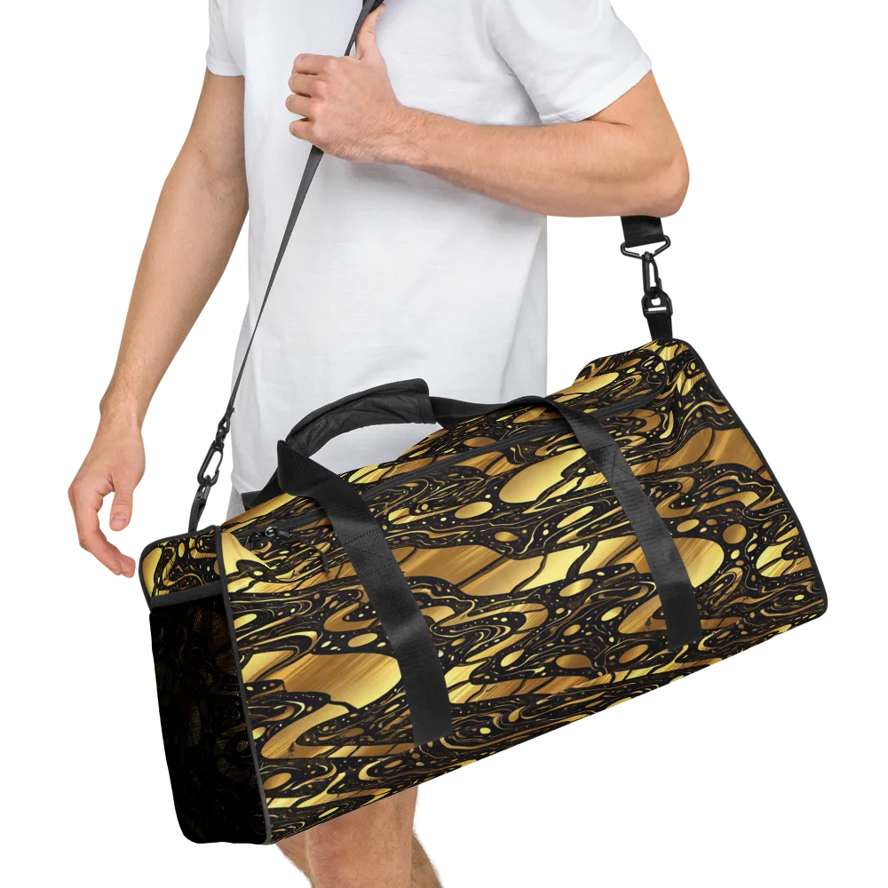 Gilded Vortex on Duffle Bag — Right Front