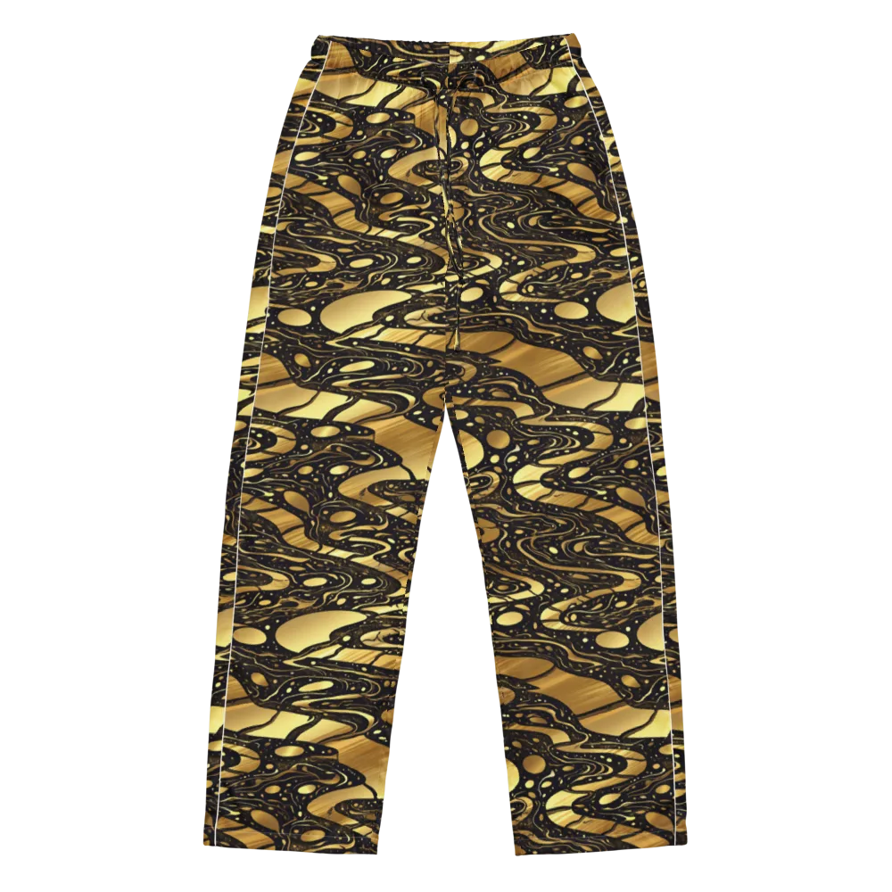 Gilded Vortex on Women's Pajama Pants — Front