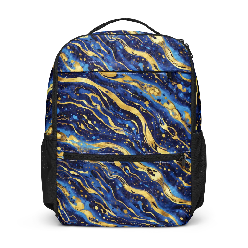 Gilded Tide on Utility Backpack — Front