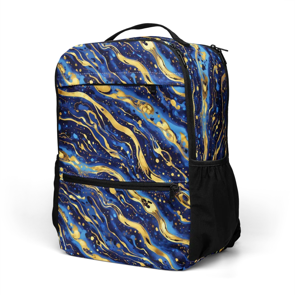 Gilded Tide on Utility Backpack — Left Front