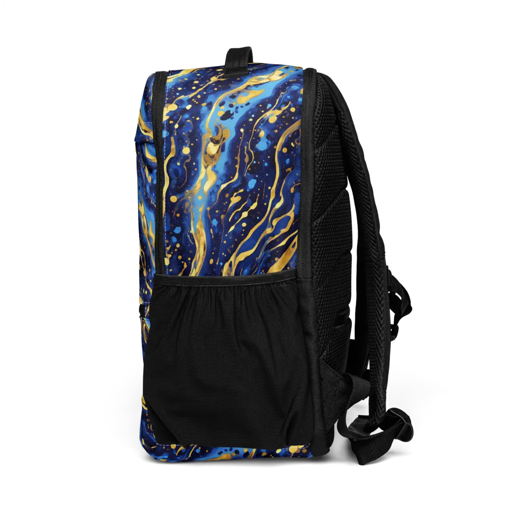 Gilded Tide on Utility Backpack — Left