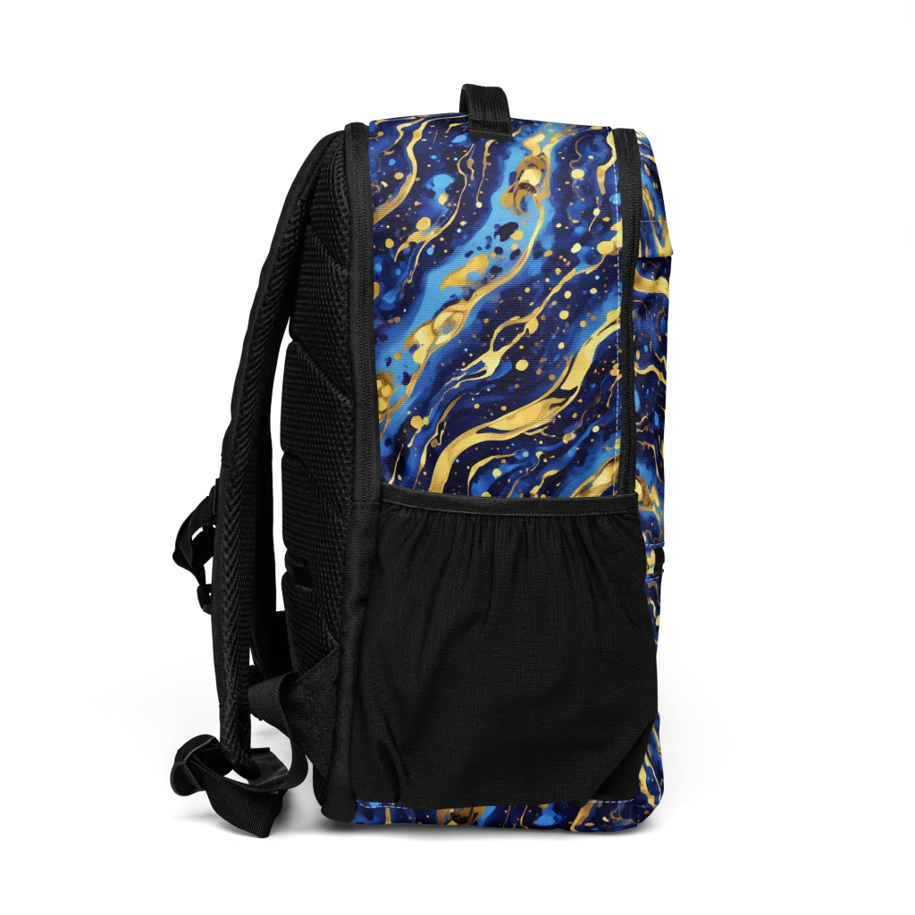 Gilded Tide on Utility Backpack — Right