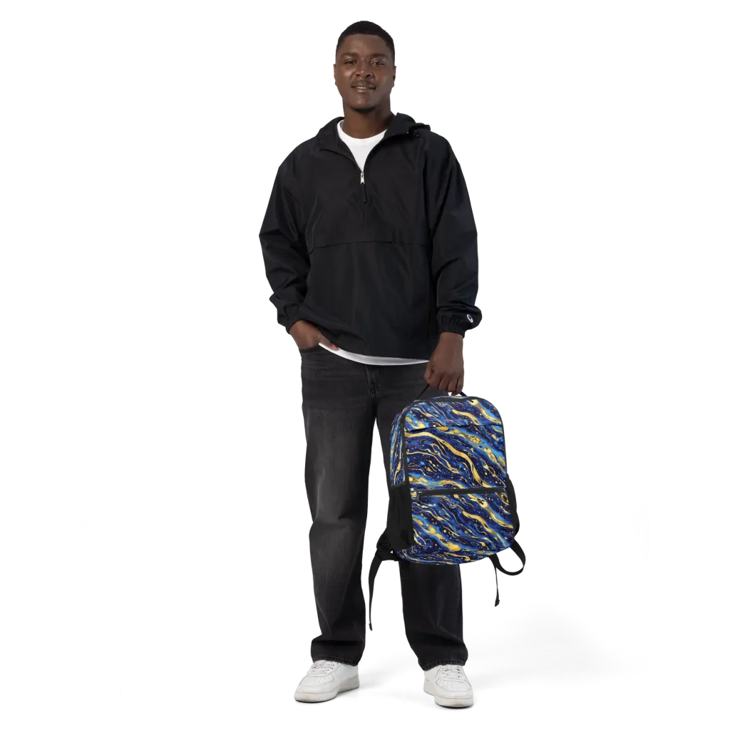 Gilded Tide on Utility Backpack — Front