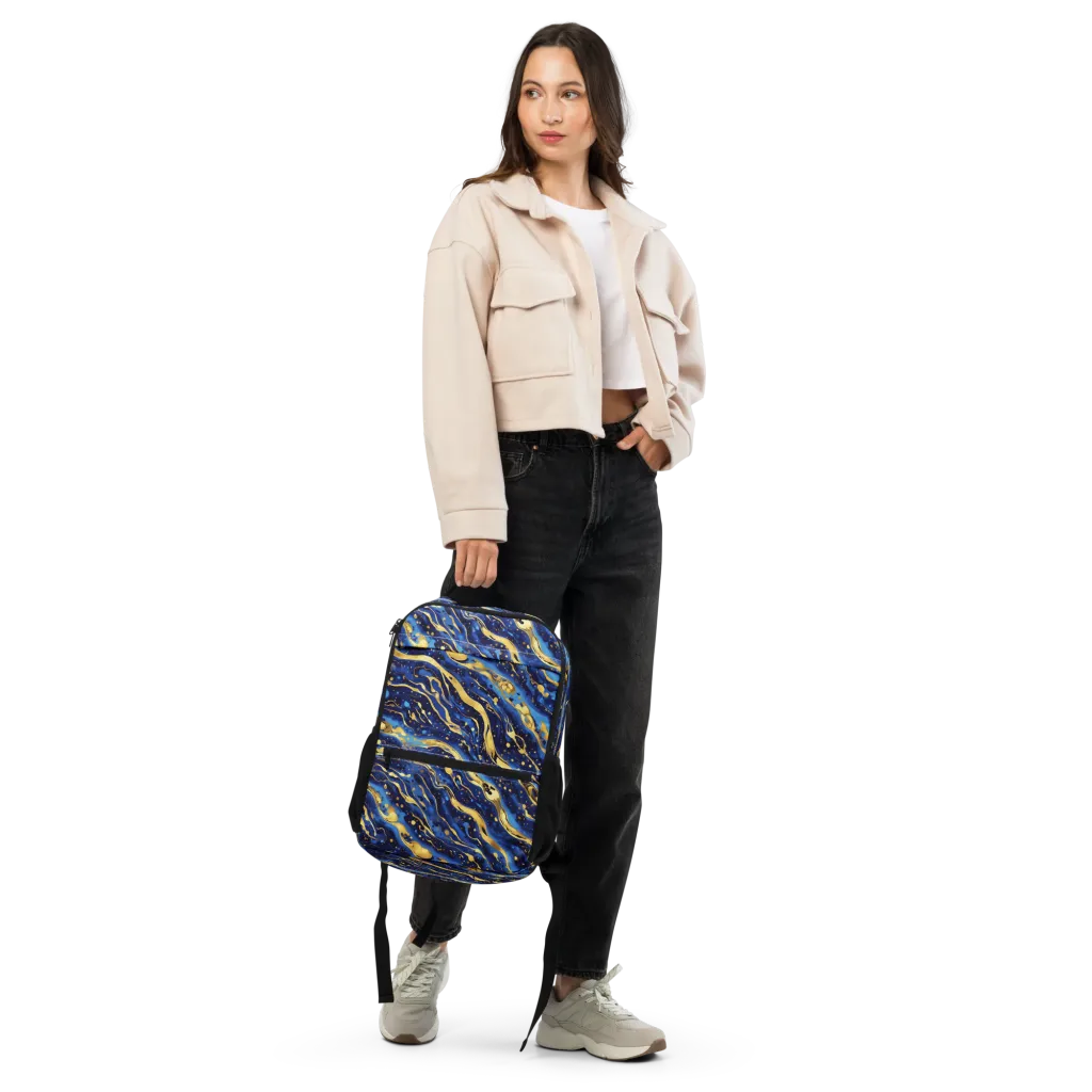 Gilded Tide on Utility Backpack — Front