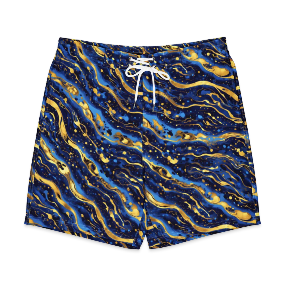 Gilded Tide on Men's Board Shorts — Front