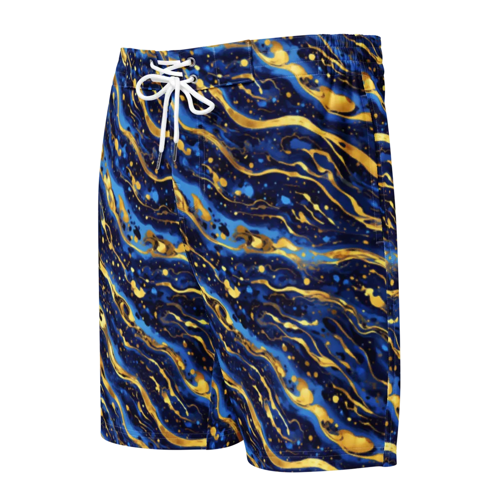 Gilded Tide on Men's Board Shorts — Front