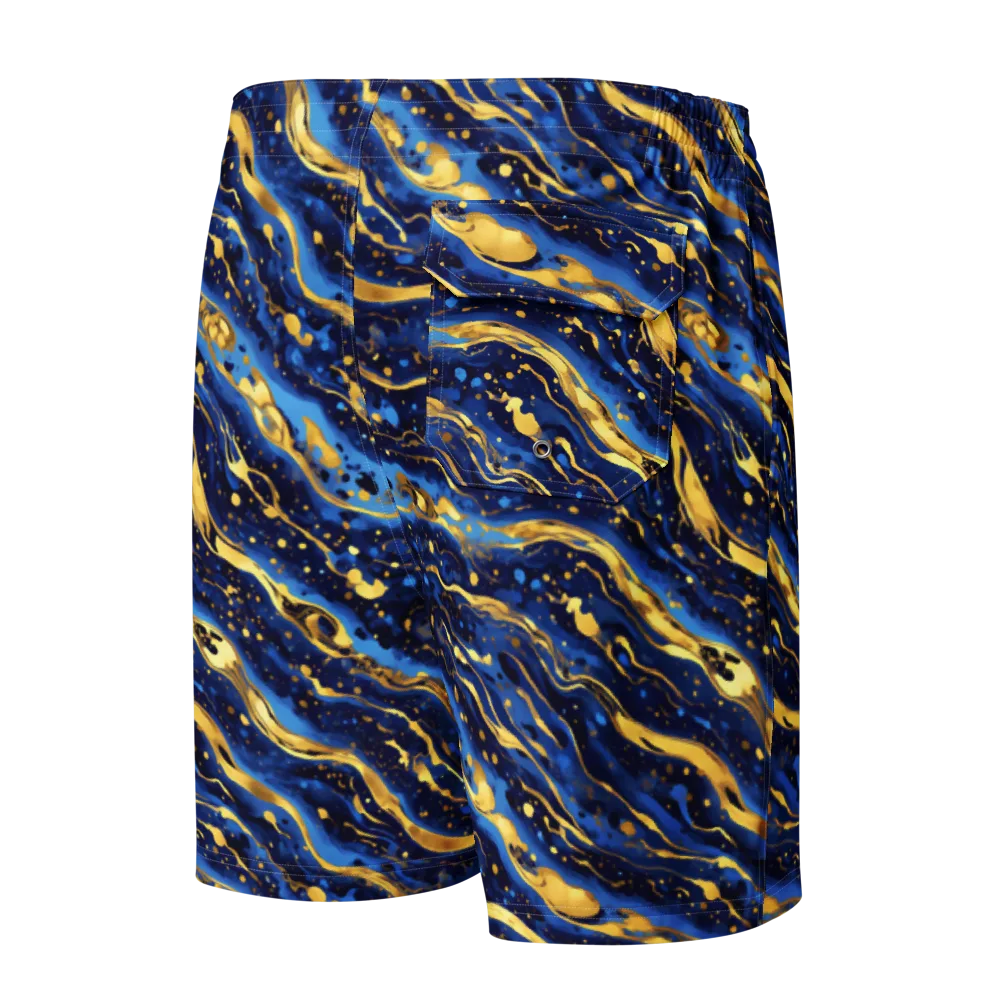 Gilded Tide on Men's Board Shorts — Back