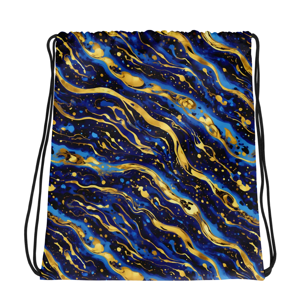 Gilded Tide on Drawstring Bag — Photo