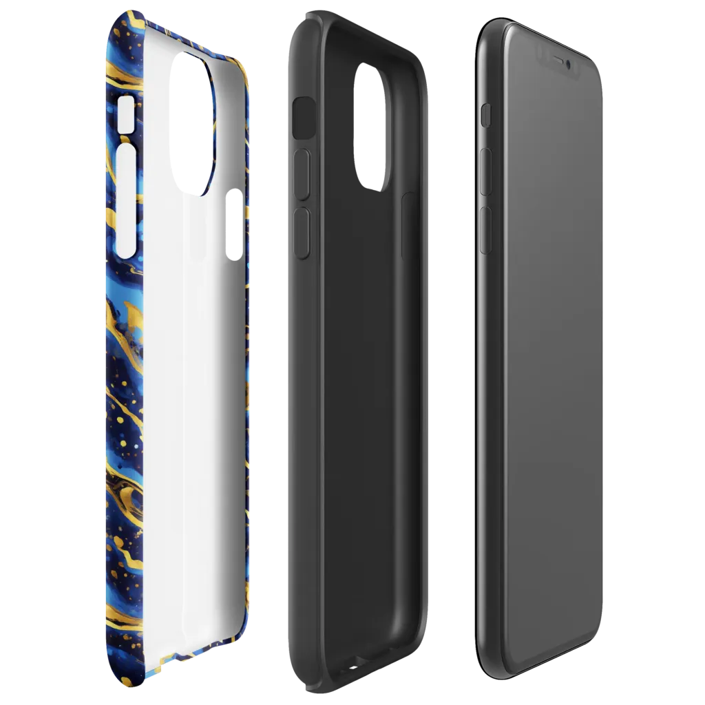 Gilded Tide on Tough Case for iPhone® — Right