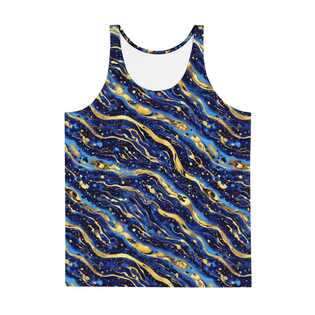 Gilded Tide on Men's Tank Top — Front