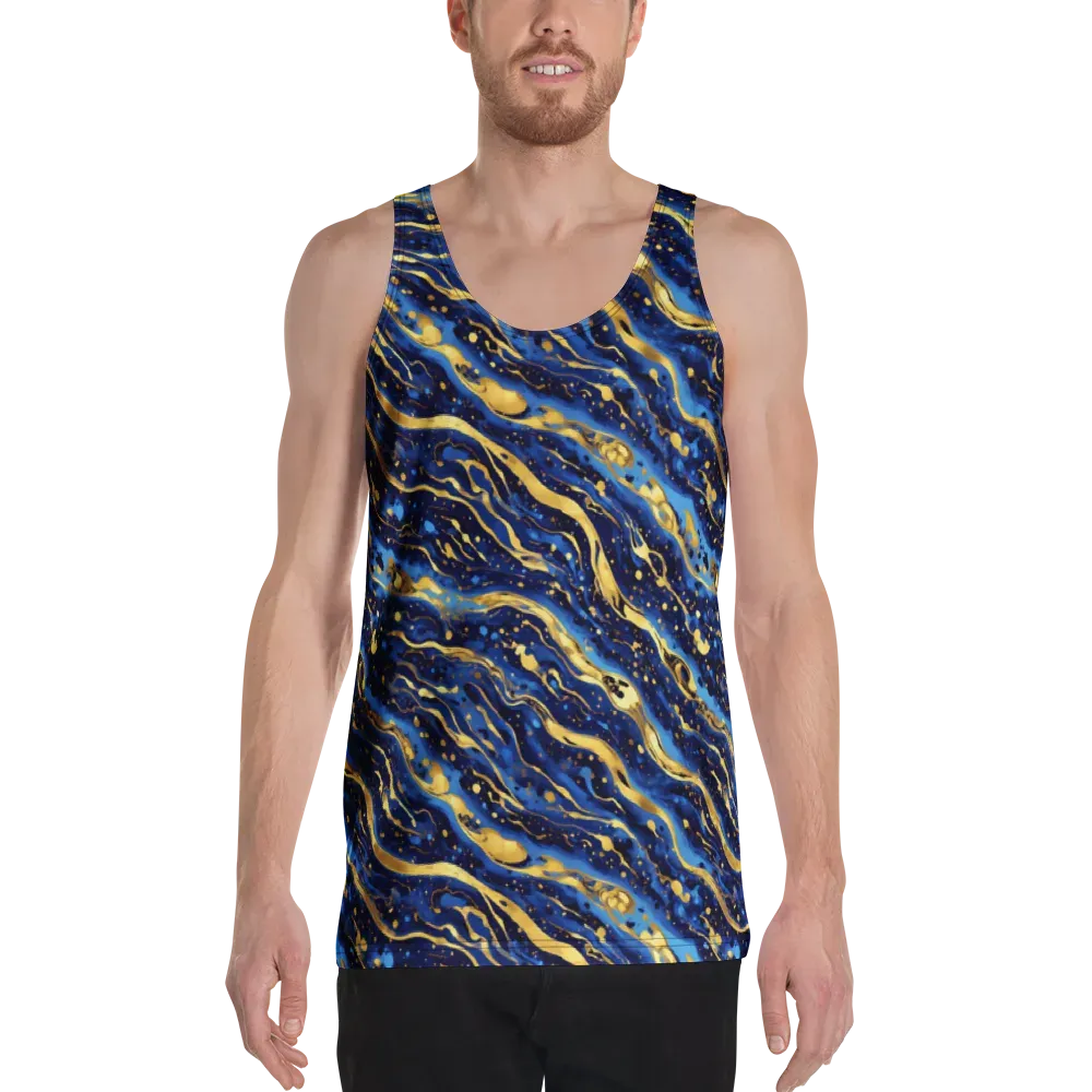 Gilded Tide on Men's Tank Top — Front