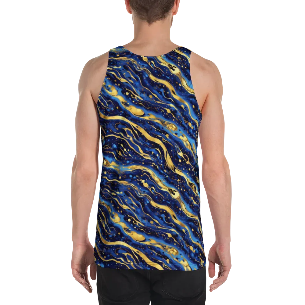 Gilded Tide on Men's Tank Top — Back