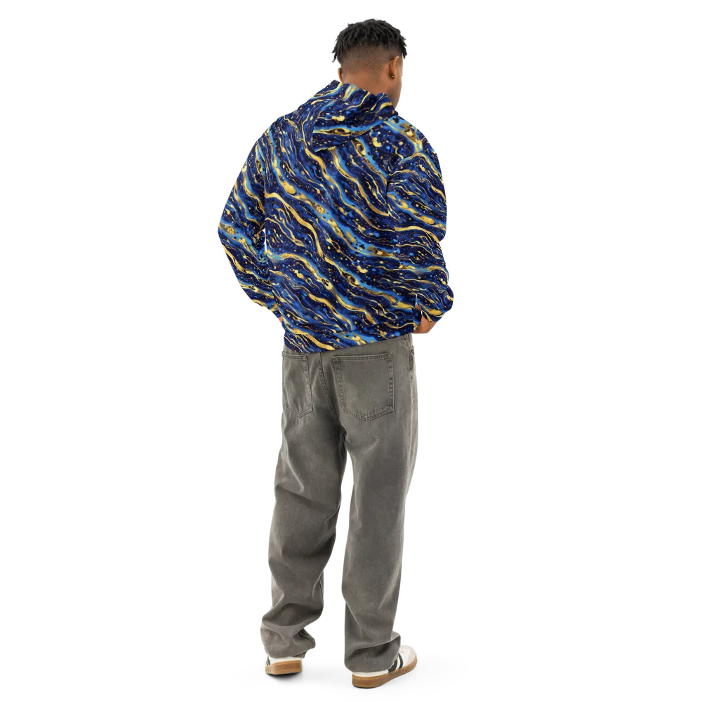 Gilded Tide on Cotton Hoodie — Back