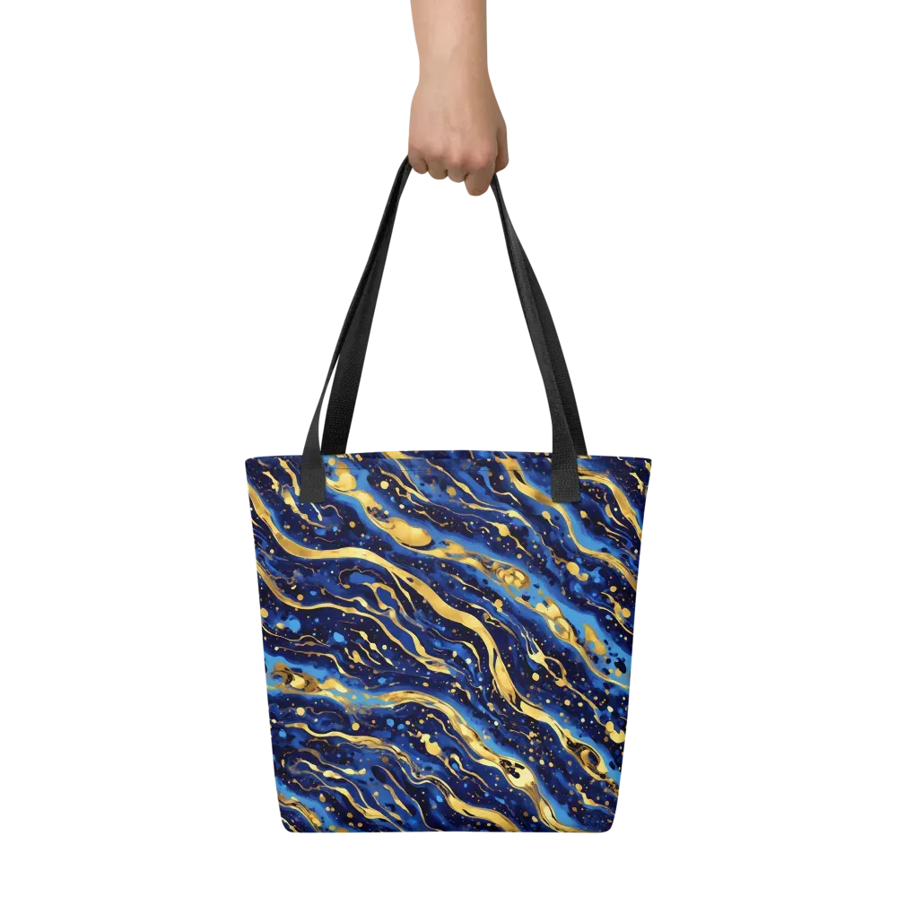 Gilded Tide on Tote Bag — Front