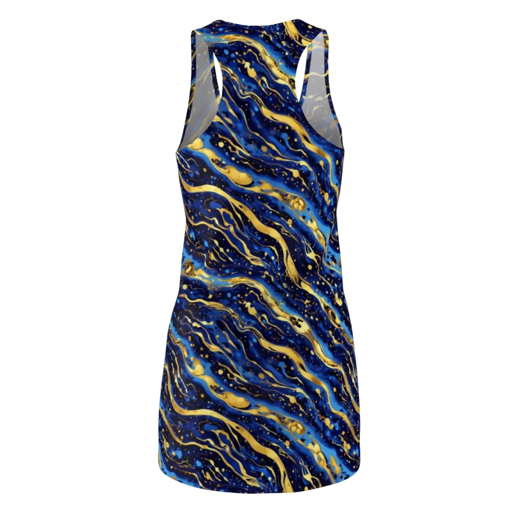 Gilded Tide on Racerback Dress — Back