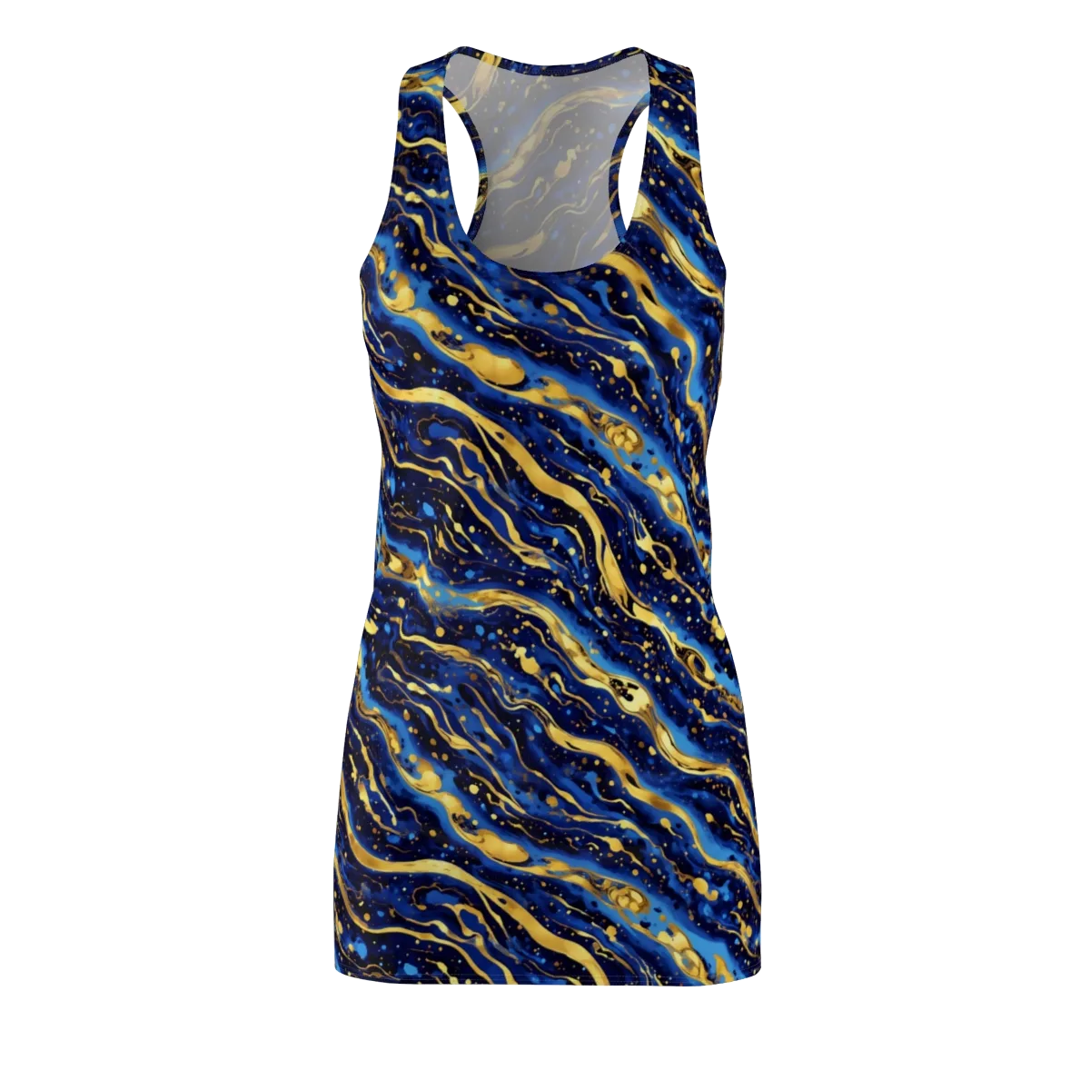 Gilded Tide on Racerback Dress — Front