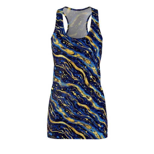Gilded Tide on a Racerback Dress