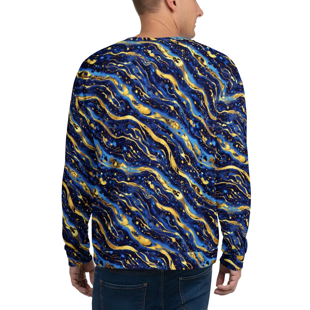 Gilded Tide on Sweatshirt — Back