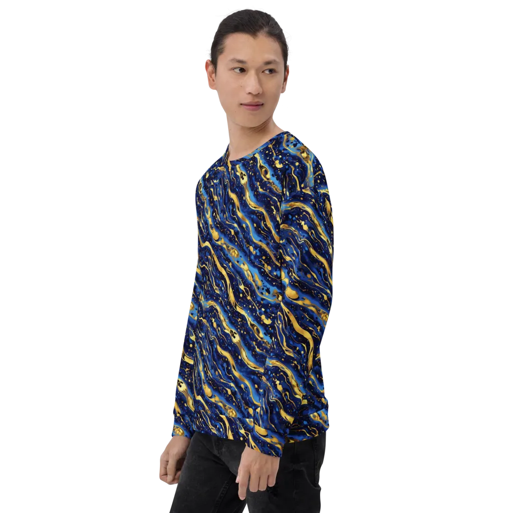 Gilded Tide on Sweatshirt — Left Front