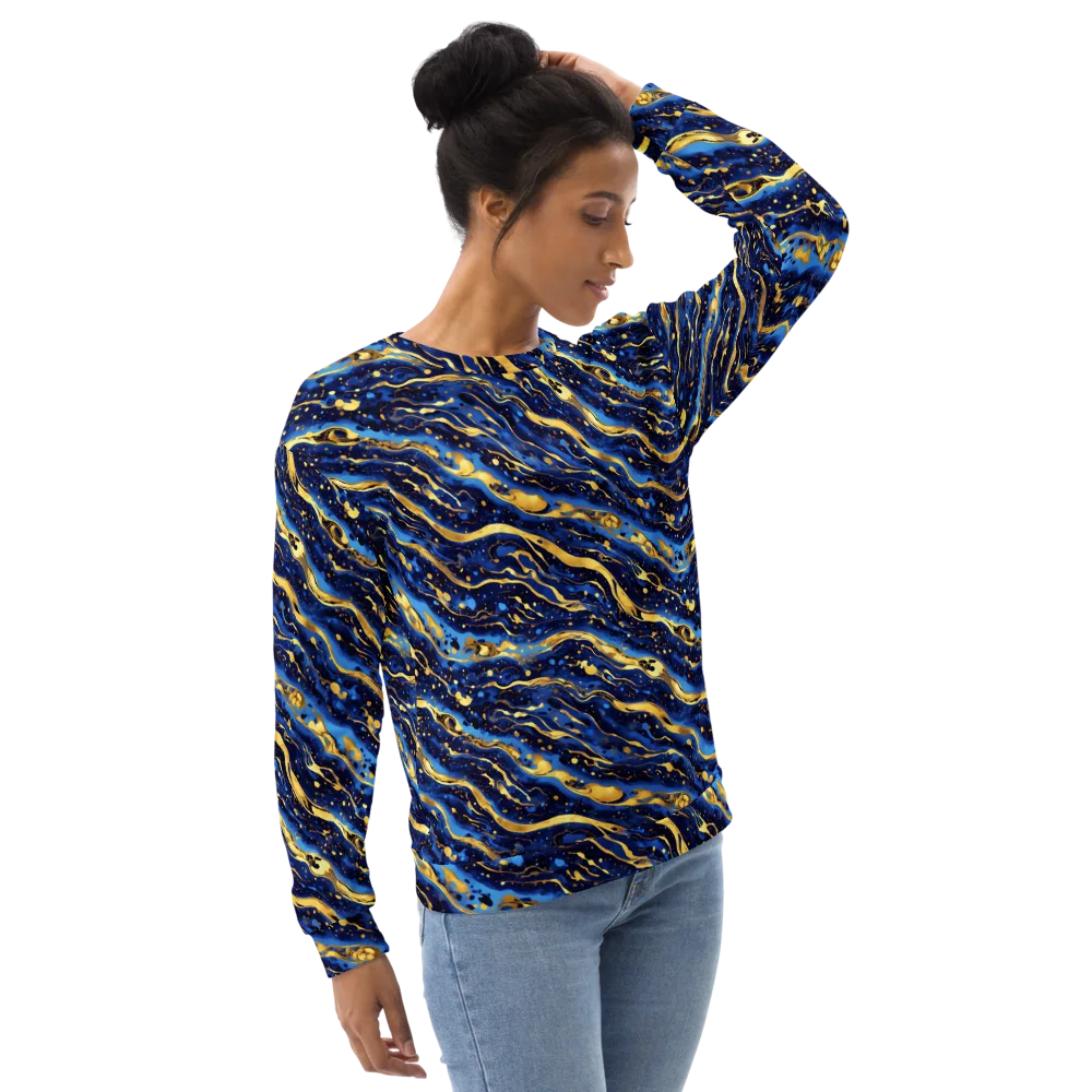 Gilded Tide on Sweatshirt — Right Front