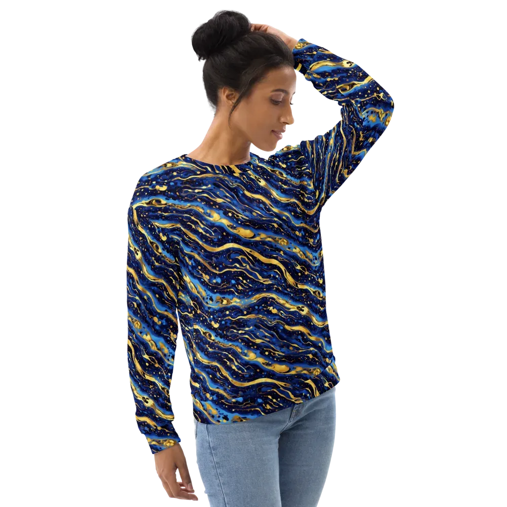Gilded Tide on Sweatshirt — Right Front